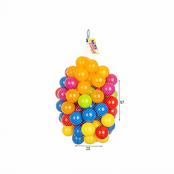 כדורים לבריכת כדורים 100 יחידות 6 סמ'