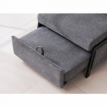כורסא נפתחת למיטה עם ארגז מצעים