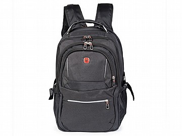 תיק גב למחשב נייד עם חיבור USB SWISS BRIEF