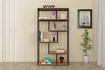 ספריה כוננית בעיצוב מודרני 180/90 דגם הילה