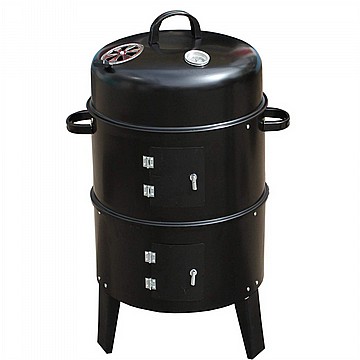 מעשנת חבית פרימיום ביתית 3 ב- 1 PRL-38 PEERLESS