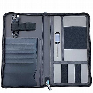 ארנק PowerCase משולב מטען נייד וטעינה אלחוטית