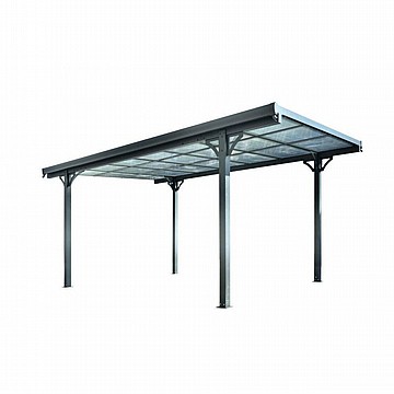 חניה לרכב אלומיניום ופוליקרבונט 3.00X4.96 מטר