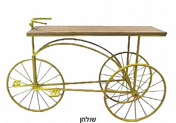 שולחן כניסה קונסולה דגם אופניים