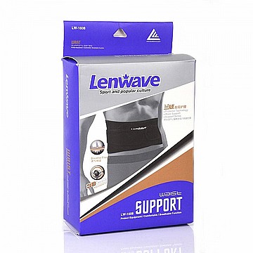 חגורת בטן - תומך בטן מרופד מקצועי LENWAVE 0977
