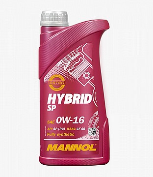 שמן מנוע היברידי 5 ליטר HYBRID API SP 0W16 MANNOL
