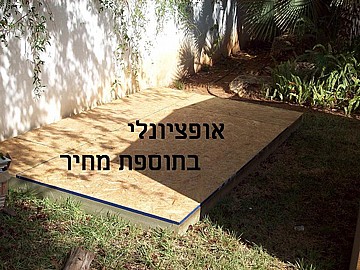מחסן מתכת WR108 דמוי עץ 2.42X3.13 מטר