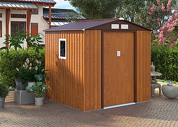 מחסן מתכת פרמיום 2.13X1.27 EverGreen W74