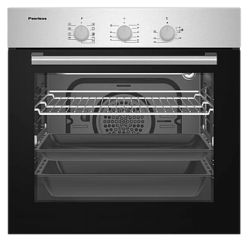 תנור אפייה בנוי 60 לבן PR 8500 WHT TRB Peerless