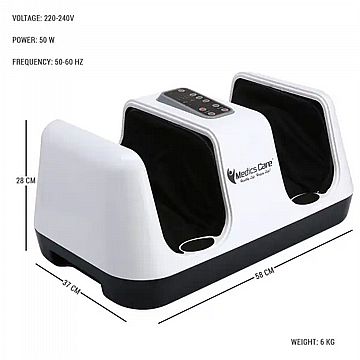 מכשיר עיסוי לרגליים חימום InfraRed וכריות אוויר