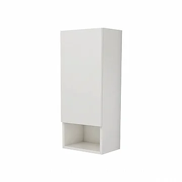 ארונית אמבטיה תלויה כולל דלת ומדף פתוח