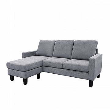 ספה תלת מושבית עם שזלונג