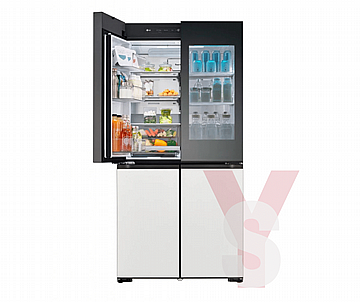 מקרר 4 דלתות צבע מתחלף מבית LG דגם GMV960NNME