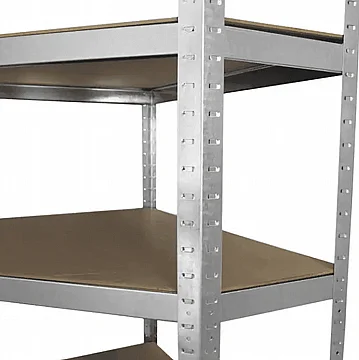 כוננית מתכת פינתית למחסן 5 קומות