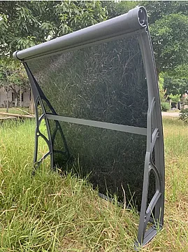 גגון גשם והצללה – גגון כניסה מאלומיניום 100X150 ס