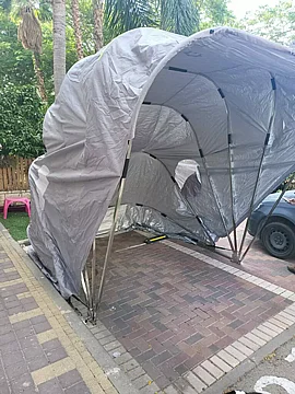 חניה מתקפלת לרכב XL במידות : 6.4X2.7X2.6