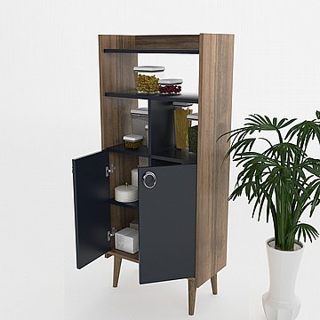 ארון שרות צר לאמבטיה רוחב 60 ס