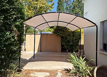 גזיבו חניה/ סככה לרכב – MONARCH PVC 3.00X5.50