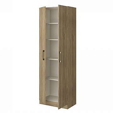 ארון שירות 5 מדפים ו- 2 דלתות רוחב 56 סמ'