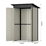 מחסן מתכת צר 0.90X1.20