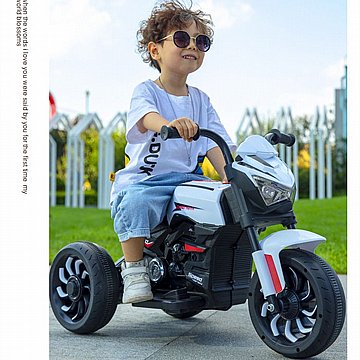 אופנוע חשמלי מפואר לילדים 6V עם מוזיקה ותאורה