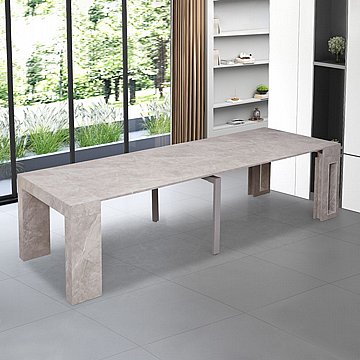 קונסולה נפתחת לפינת אוכל 3 מטר דגם הרמס