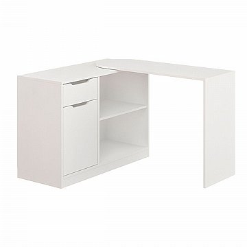 שולחן כתיבה פינתי עם שלוחה נפתחת