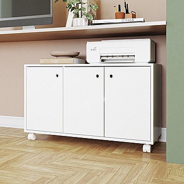 ארונית שידה למשרד עם גלגלים רוחב 90 סמ'
