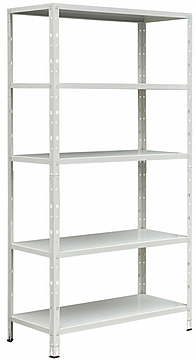 כוננית מדפים מתכת למחסן 195X100X40 סמ