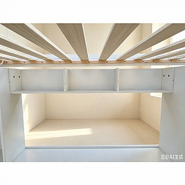מיטה לנוער/ילדים משולבת שולחן עבודה לחסכון במקום