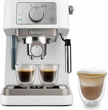 מכונת קפה ידנית Delonghi עם מקציף