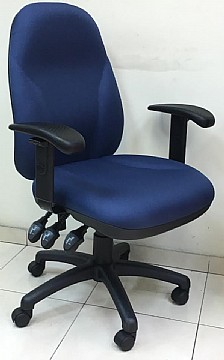 כסא מזכירה דגם גל ידיות מתכווננות