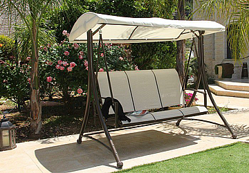 נדנדת גן מתכת דגם VENICE SWING SCAB