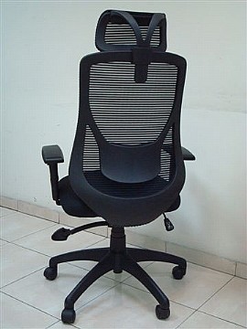 כסא מנהל דגם רינת רגל ניקל