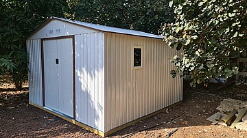 מחסן גינה דגם ID-1111 מתכת 340X320 ס