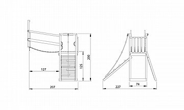 גשר - למתקן שעשועים Bridge module
