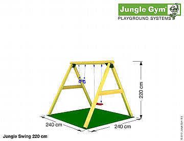 מתקן שעשועים עם 2 נדנדות Two Swing Module