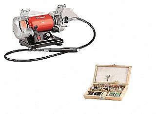 משחזת שולחן + ציר גמיש EINHELL דגם TH-XG75KIT
