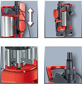 משאבת מים דלוחים נירוסטה אקולוגית EINHELL דגם RG-DP1135N