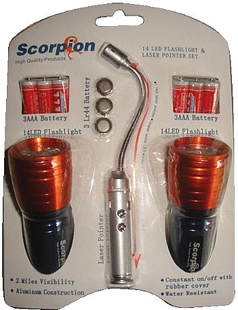 ���� 2 ���� 14 LED + ��� ����� ���� Scorpion