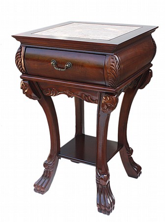 מעמד rosewood מרובע מפואר 166