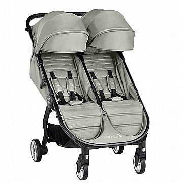 עגלת תאומים סיטי תור 2 - City Tour™ 2 Double בייבי ג'וגר Baby Jogger אפור