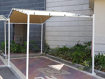 גזיבו קבוע לרכב 2.50X4.00