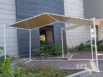גזיבו קבוע לרכב 2.50X4.00