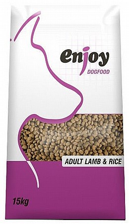 מזון כלבים בוגרים איכותי פרימיום שק 15 קג' ENJOY