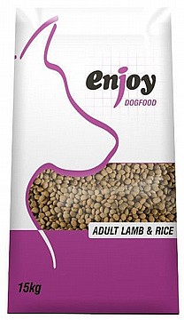 מזון כלבים בוגרים איכותי פרימיום שק 15קג' ENJOY