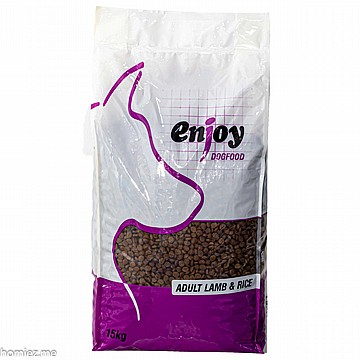 מזון כלבים בוגרים איכותי פרימיום שק 15קג' ENJOY