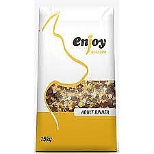 מזון כלבים בוגרים איכותי פרימיום שק 15קג' ENJOY