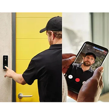 פעמון דלת חכם עם מצלמה וחיבור WiFi דגם M5 עמיד במים