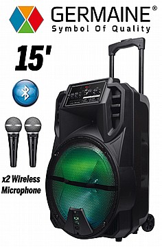 ערכת סאונד קריוקי מולטימדיה 15 אינץ GM-2045